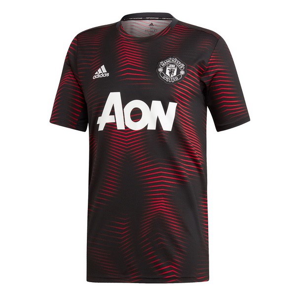 Camiseta Entrenamiento Manchester United 2018-2019 Negro Rojo